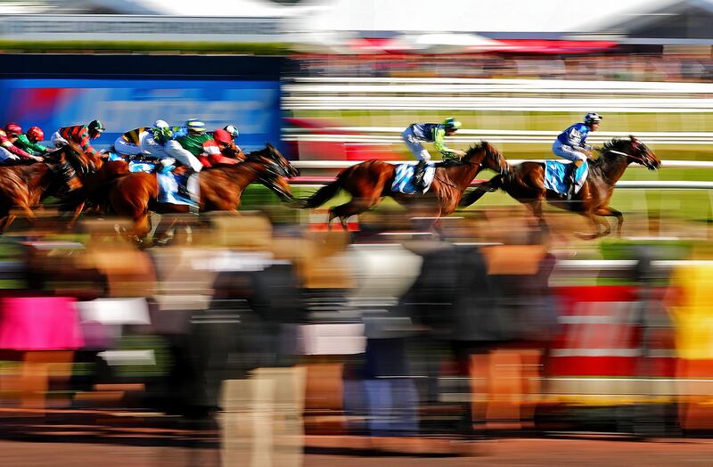 Damian Lane riding Tosen Stardom wins race 9 the United Petroleum Toorak Handicap, during Melbourne Racing on Caulfield Guineas Day at Caulfield Racecourse in Melbourne, Australia. Scott Barbour / Getty Images.