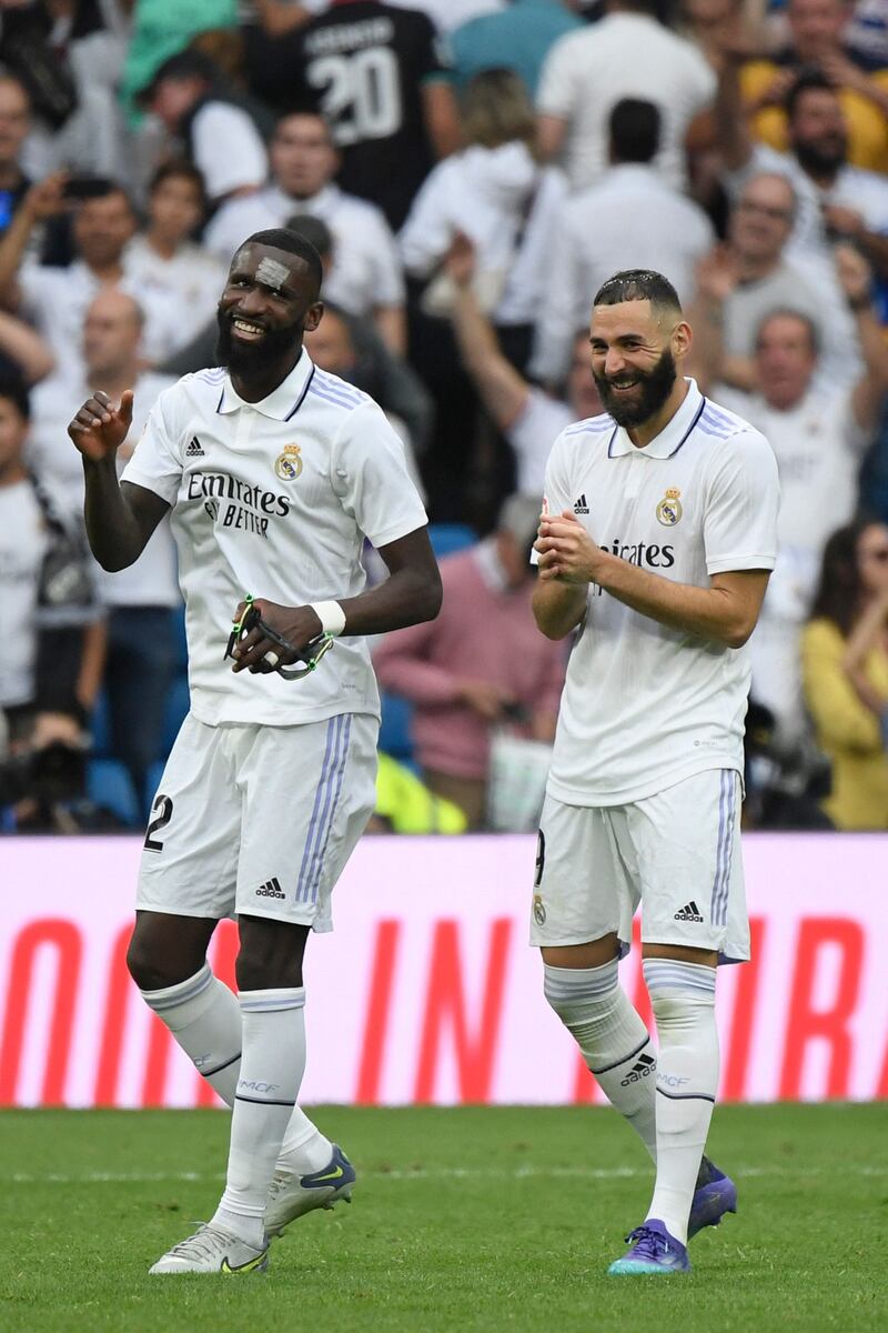 Antonio Rudiger (Carvajal 88’) – After recovering from getting 20 stitches following a clash of heads in the Champions League in midweek, the former Chelsea defender was brought on with a warm reception with the game won. AFP

