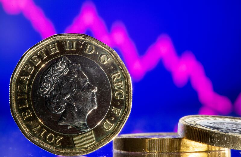 A British pound coin. Reuters