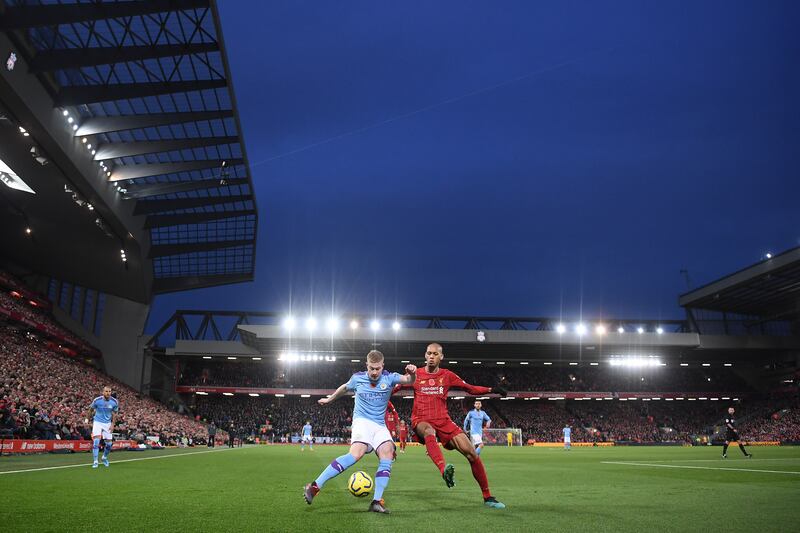 November, 2019: Liverpool 3-1 Manchester City. PA