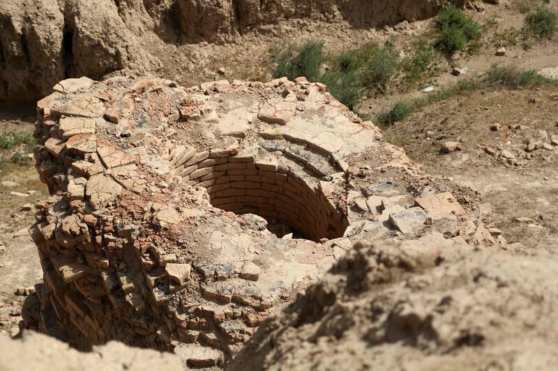 An ancient cistern in the ancient Sumerian city of Nippur. AFP