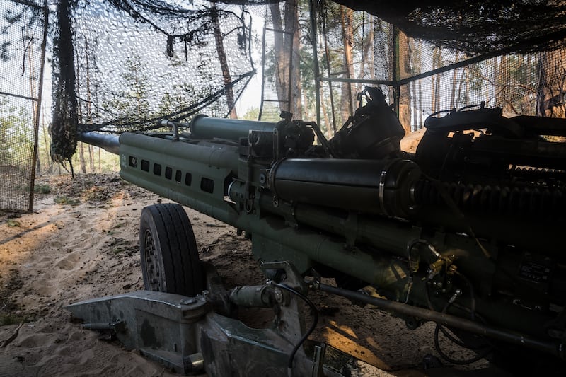 Artillery: M777 guns and replacement barrels. The Ukrainians need many M777 howitzer barrels to replace those worn down by extensive use. Getty Images