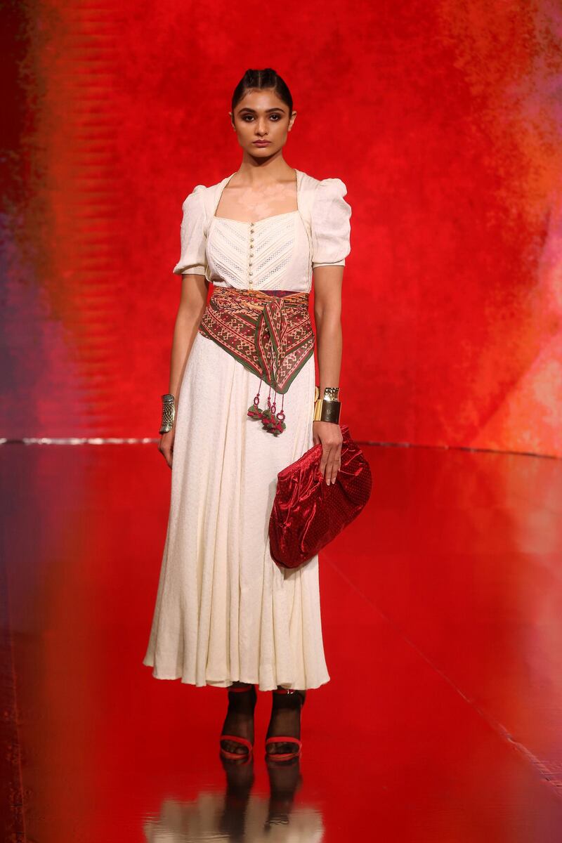Ritu Kumar x TRESemmÃ©. Courtesy India Fashion Week