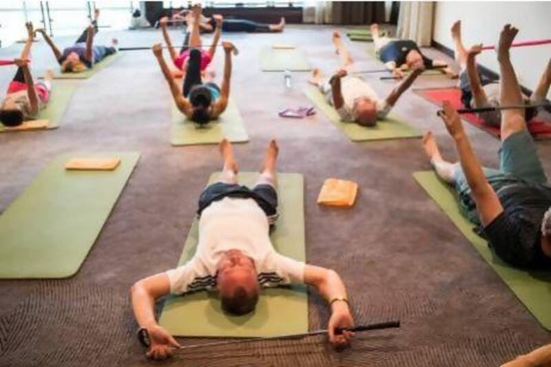 Yoga for Golfers can increase flexibility, mobility and stability in the spine, all of which are good for a golf swing, says the teacher Pem Fassa. Antonie Robertson / The National