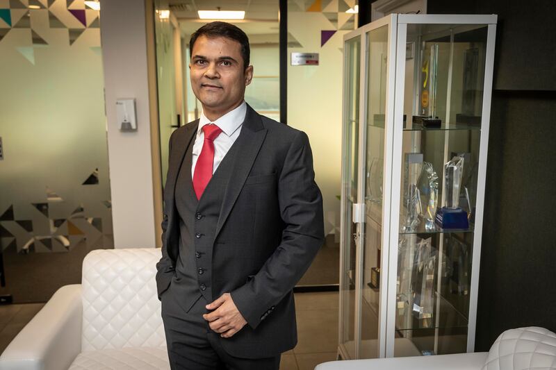 Kishore Purswani, group chief financial officer for an insurance broker in the UAE, says he budgets his costs for six to 12 months. Antonie Robertson / The National