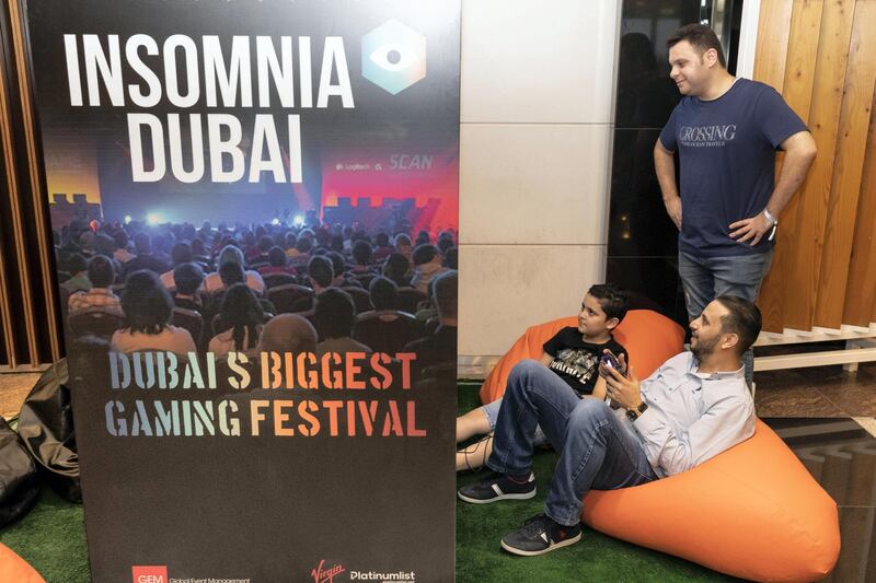 DUBAI, UNITED ARAB EMIRATES. 17 OCTOBER 2019. INSOMNIA Dubai, the region’s largest gaming festival held at Meydan. (Photo: Antonie Robertson/The National) Journalist: None. Section: National.
