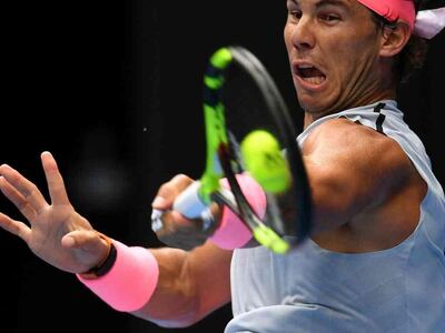 Rafael Nadal has reached the Australian Open final three times and won once. Dean Lewins / EPA