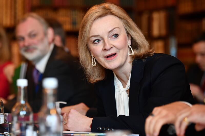 Liz Truss is expected to be announced as the Conservative Party's new leader on Monday. PA