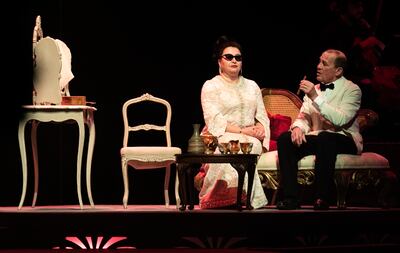 The musical looks at how Kulthum reached the top of the male-dominated Arab music industry. Photo:: Darren Bell