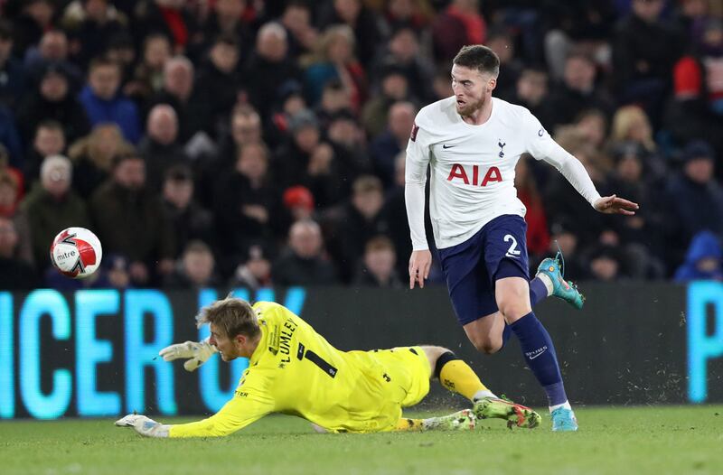 Matt Doherty – 7. Fresh off a goal and an assist against Leeds United at the weekend, the former Wolves defender looked hungry to prove a point, making meaningful runs forward in the first half. Reuters