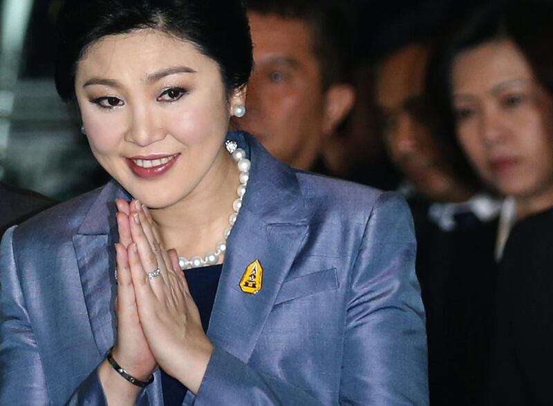 Thailand's Constitutional Court ordered Yingluck Shinawatra to step down as primer minister. Narong Sangnak / EPA