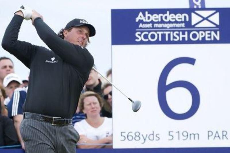 Phil Mickelson started slow but heated up quick to win the Scottish Open, his first victory in Europe in 19 years. Up next: The British Open at Muirfield.