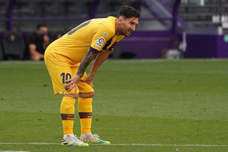 Lionel Messi completed his 20th assist of the season. AFP