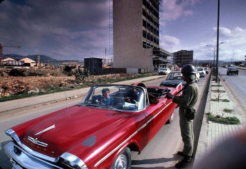 A street in Beirut in the early 1980s. Francoise De Mulder / Roger Viollet / Getty Images