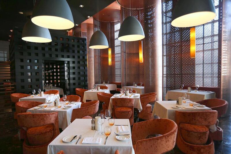 The Foundry restaurant at the Southern Sun hotel in Abu Dhabi. Pawan Singh / The National