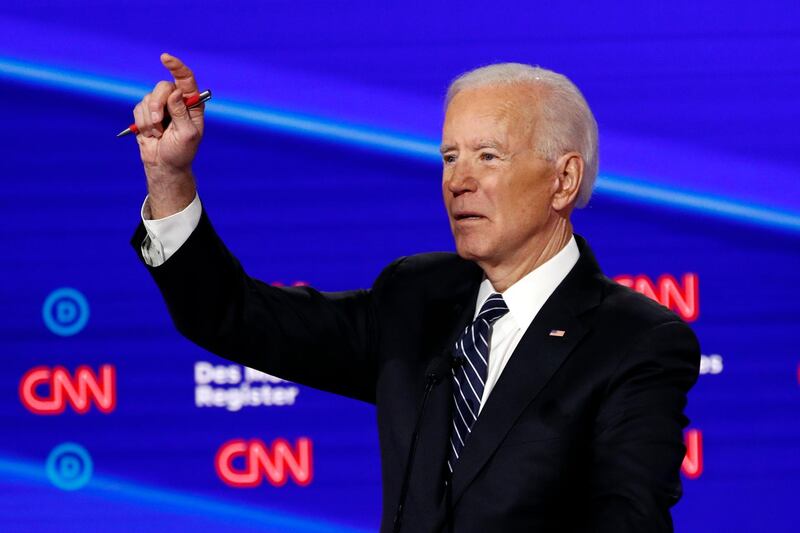 Joseph Biden, called the situation with Iran “a crisis of Donald Trump’s own making.” AP Photo