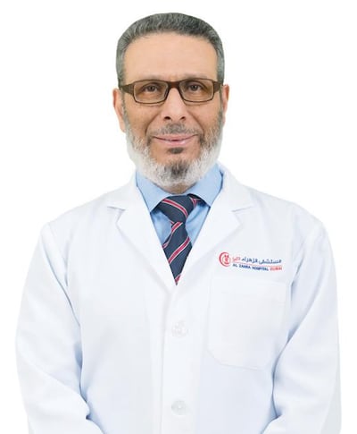 Dr Rami Sukhon, specialist in family medicine at Al Zahra Hospital, Dubai. Al Zahra Hospital