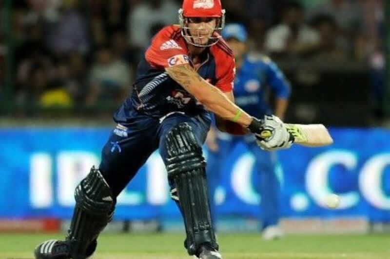 Kevin Pietersen, who played for the Delhi Daredevils this season, is likely to focus on Twenty20 league cricket for much of the year for the rest of his career. Manan Vatyayana / AFP