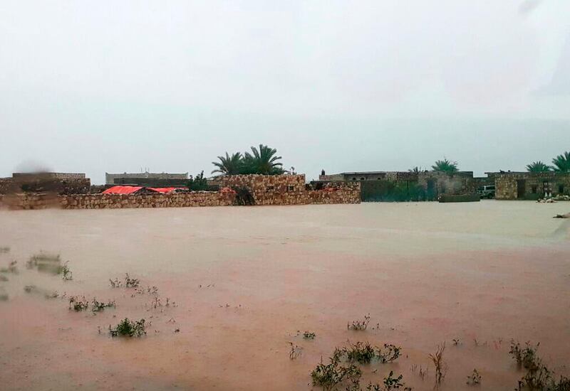 Flooding in Socotra.