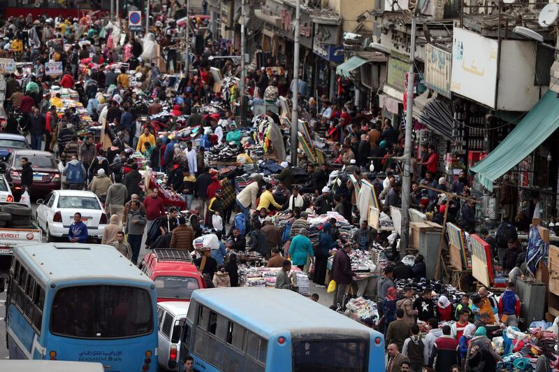 The al-Atba district of the Egyptian capital Cairo. AFP