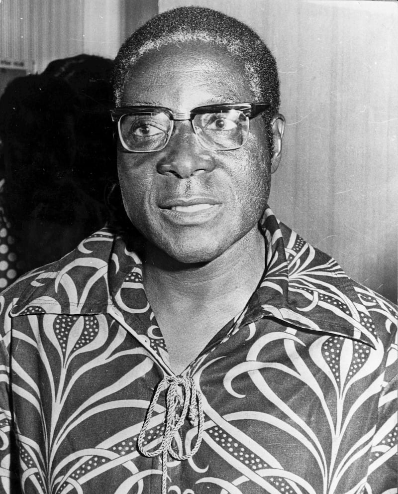 1976:  Robert Mugabe, Zimbabwean politician, leader of ZANU (Zimbabwean African National Union).  (Photo by Keystone/Getty Images)