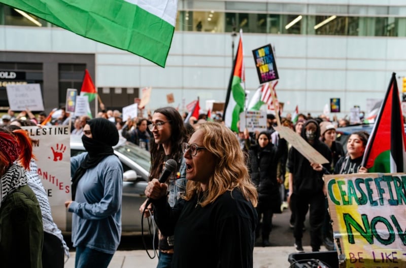 Jewish Voice for Peace has been involved in numerous protests against Israel's actions in Gaza. Photo: Dana Kornberg
