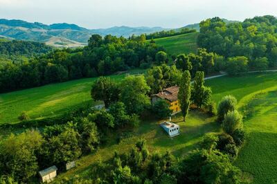 A restored barn in Bologna, Italy. Courtesy Airbnb