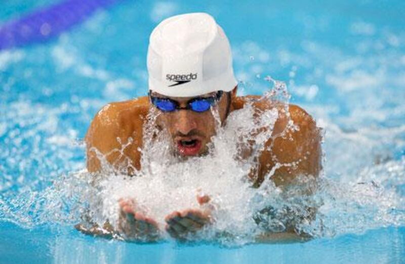 Mubarak Salem Al Bashir - the UAE's representative in the 200m breaststroke event at London 2012