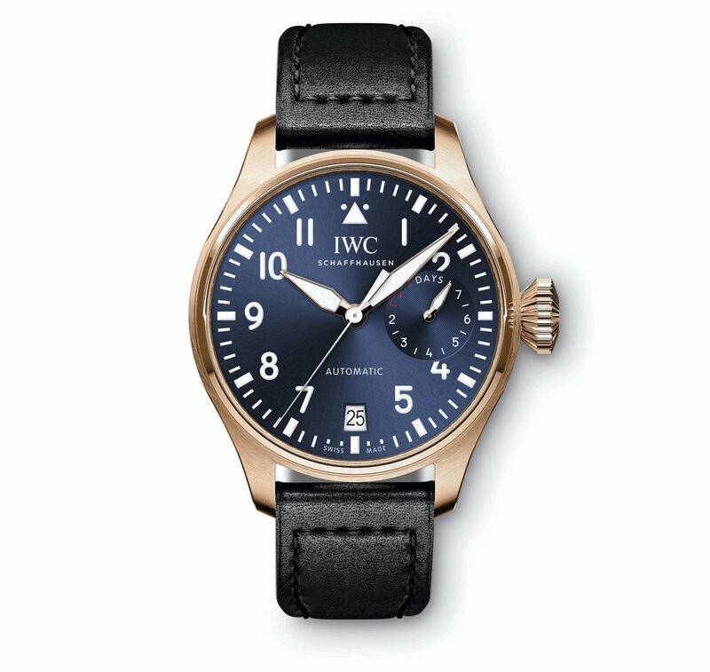 IWC Schaffhausen's Big Pilot’s Watch Single Piece, as worn by Hollywood actor Bradley Cooper at the Oscars in February, was auctioned for charity.  