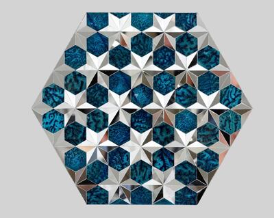 A mirror mosaic by the late Monir Shahroudy Farmanfarmaian. Courtesy The Third Line