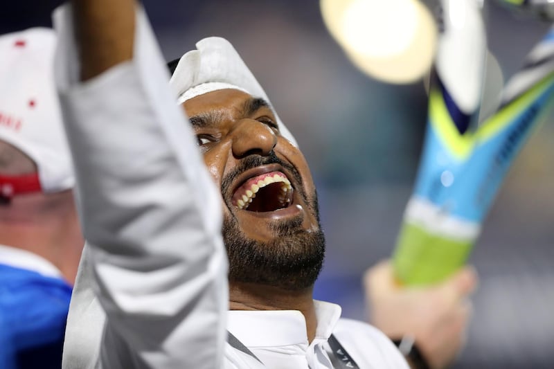 Abu Dhabi, United Arab Emirates - Reporter: Jon Turner: Fans watch the third place play-off between Novak Djokovic v Karen Khachanov at the Mubadala World Tennis Championship. Saturday, December 21st, 2019. Zayed Sports City, Abu Dhabi. Chris Whiteoak / The National