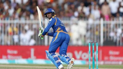 Shoaib Malik, who played for Karachi Kings at the Pakistan Super League last year, will lead Multan Sultans in 2018. Pawan Singh / The National