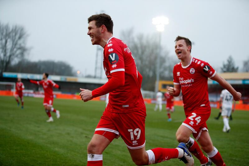 Centre-back: Jordan Tunnicliffe (Crawley) – Starred at both ends in the shock of the round. He kept Leeds quiet while getting forward to score League Two Crawley’s third goal. Reuters