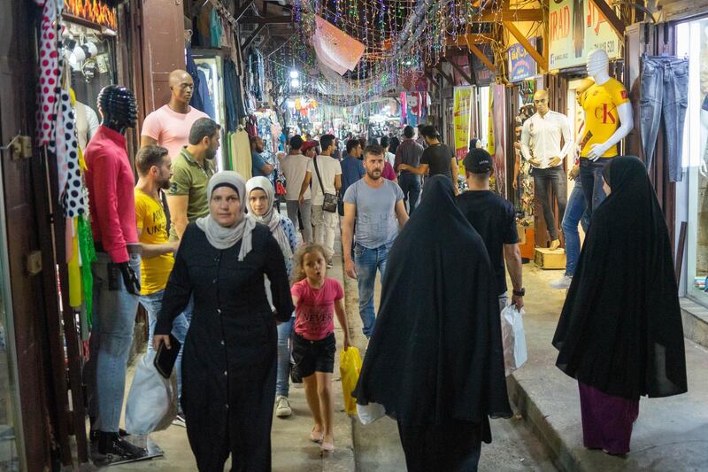 Tripoli Old Souq at night