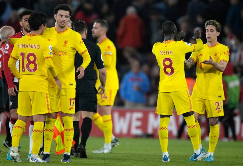 Naby Keita – 6. The Guinean was given the last seven minutes at Firmino’s expense. He helped his team see out the victory.
AP Photo