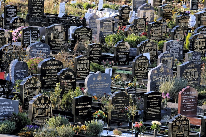 Muslim graves at Handsworth Cemetery, Birmingham, 19-11-2020.
Photos by John Robertson for The National.