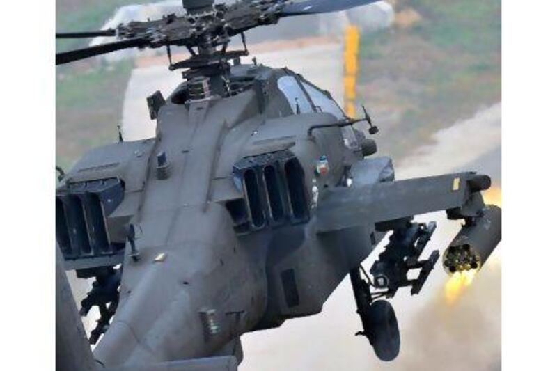 The UAE Armed Forces plans to double its fleet of Boeing Apache attack helicopters to 60.