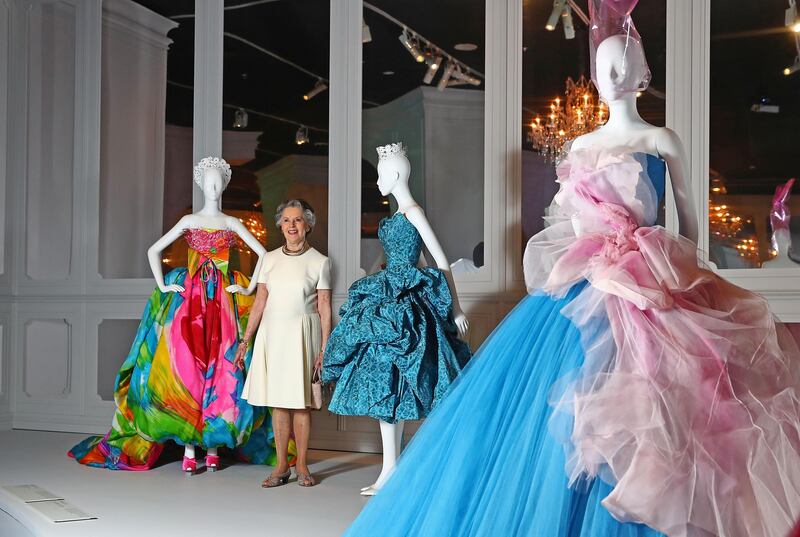 Former Dior house model Svetlana Lloyd poses during a media preview of The House of Dior: Seventy Years of Haute Couture exhibition in Melbourne, Australia. Scott Barbour / Getty Images