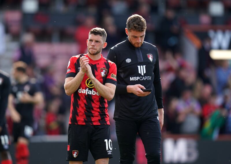 Ryan Christie 7: Showed excellent workrate to track back and get a foot in when the hosts were struggling to stem the tide. Did well to divert Smith’s poor cross towards de Gea’s goal but it was a simple stop for the Spaniard. PA
