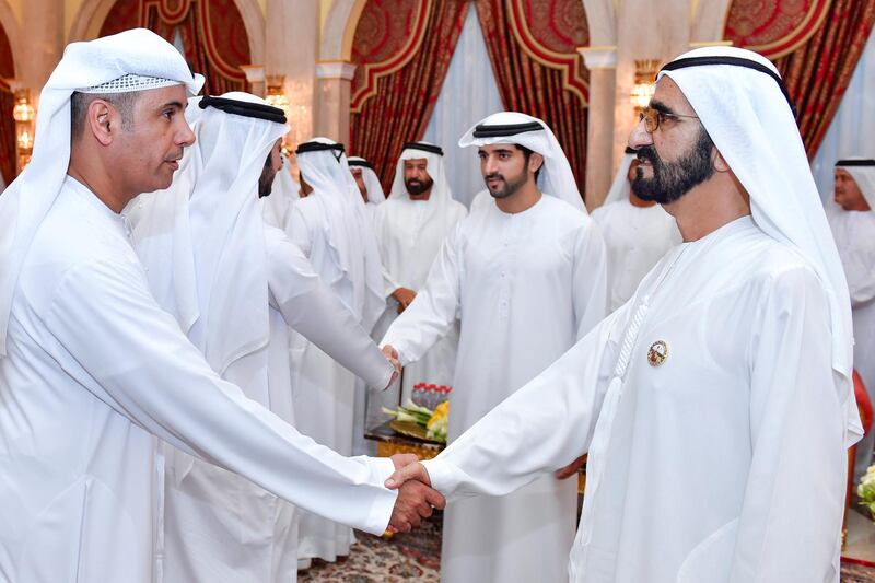 Sheikh Mohammed bin Rashid hosted a reception to mark the holy month.