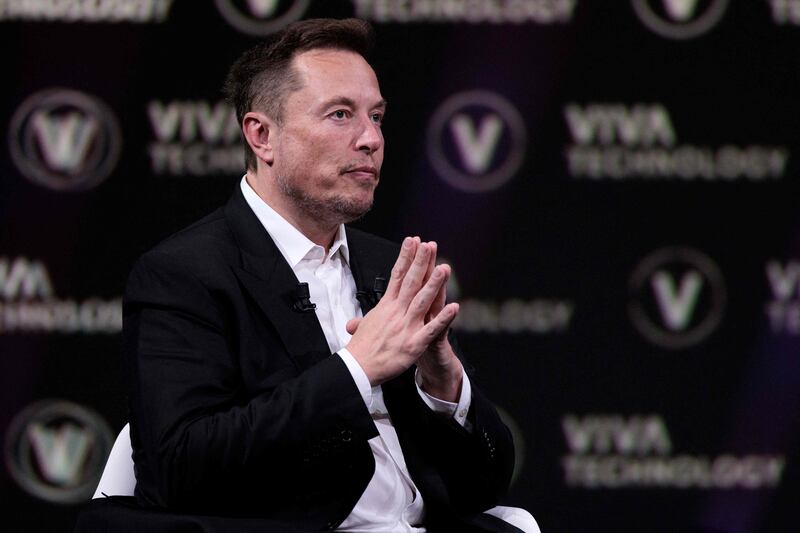 Tesla founder Elon Musk announced the formation of his new artificial intelligence company xAI. AFP