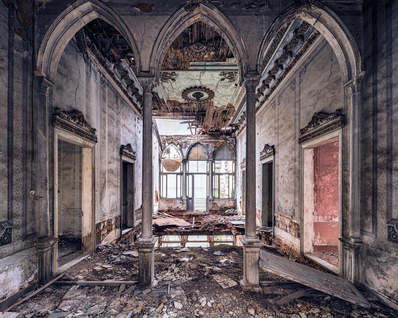 PARIS BY DESIGN
A stunning abandoned mansion, that somehow retains the ceiling detail. It took some editing in post processing, as both of my visits were scuppered by the wet weather and the wind driving straight through the ruins. Courtesy: James Kerwin