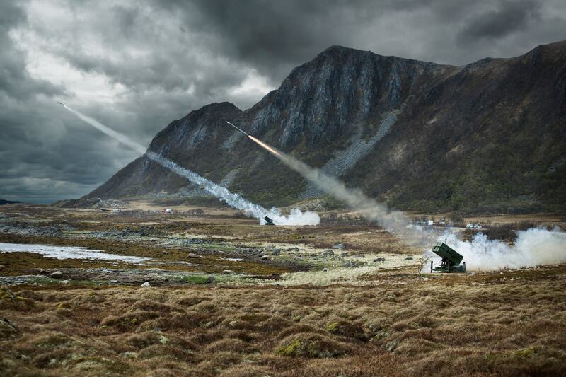 Nasam missile test firing in Norway. Photo: Kongsberg