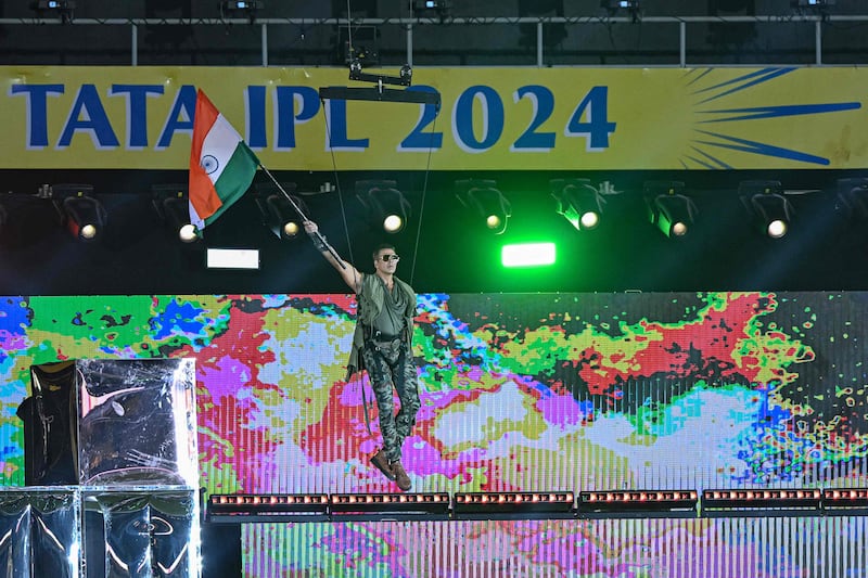 Bollywood actor Akshay Kumar performs. AFP