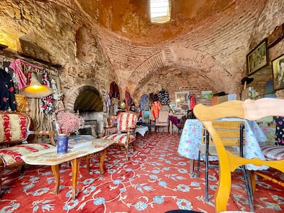 The colourful interiors of a cafe inside Buyuk Valide Han. Photo: Anne Pinto-Rodrigues