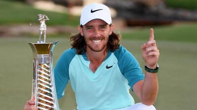 Tommy Fleetwood has had a memorable year on the UAE's golf courses. Ross Kinnaird / Getty Images
