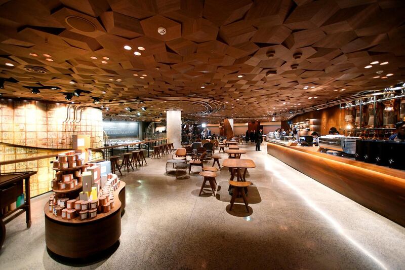 The new Starbucks Reserve Roastery in Shanghai. Aly Song / Reuters