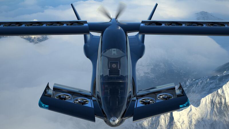 The Cavorite 5's design is straight out of a Hollywood blockbuster. Courtesy: Horizon Aircraft