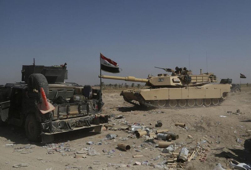 Iraqi forces prepare for an offensive into Fallujah on June 3, 2016. Khalid Mohammed/AP Photo