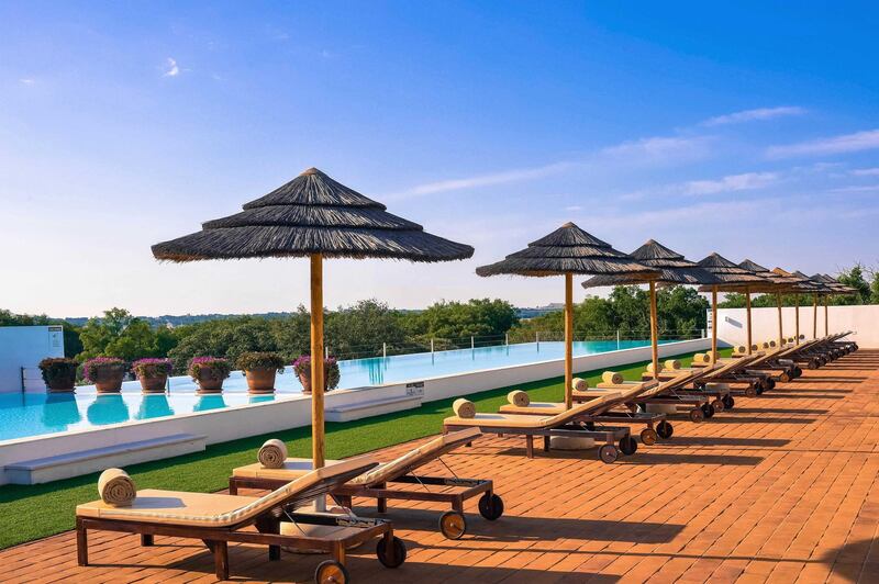 Exterior Pool at Tivoli Evora Ecoresort in Portugal. Courtesy Tivoli Hotels